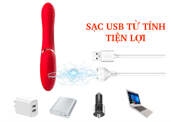 Nalone Noah máy massage xoay rung đập âm vật kích thích cực khoái